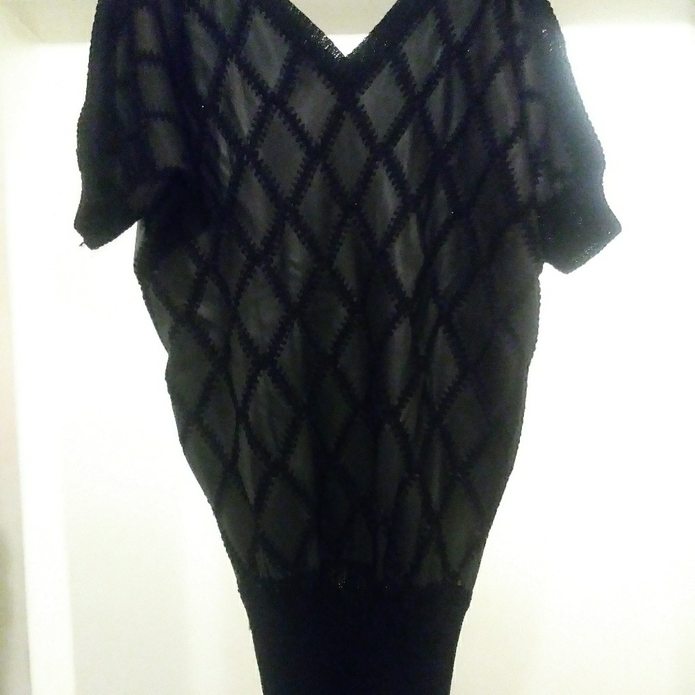 Black Leather Sweater Dress